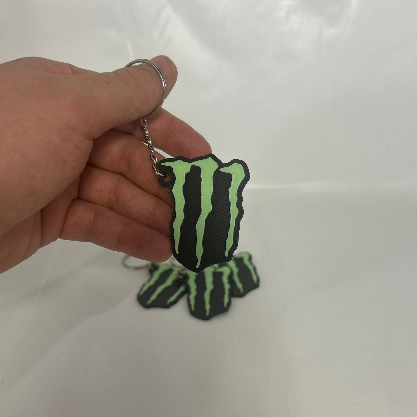 Monster Energy Glow Keyring