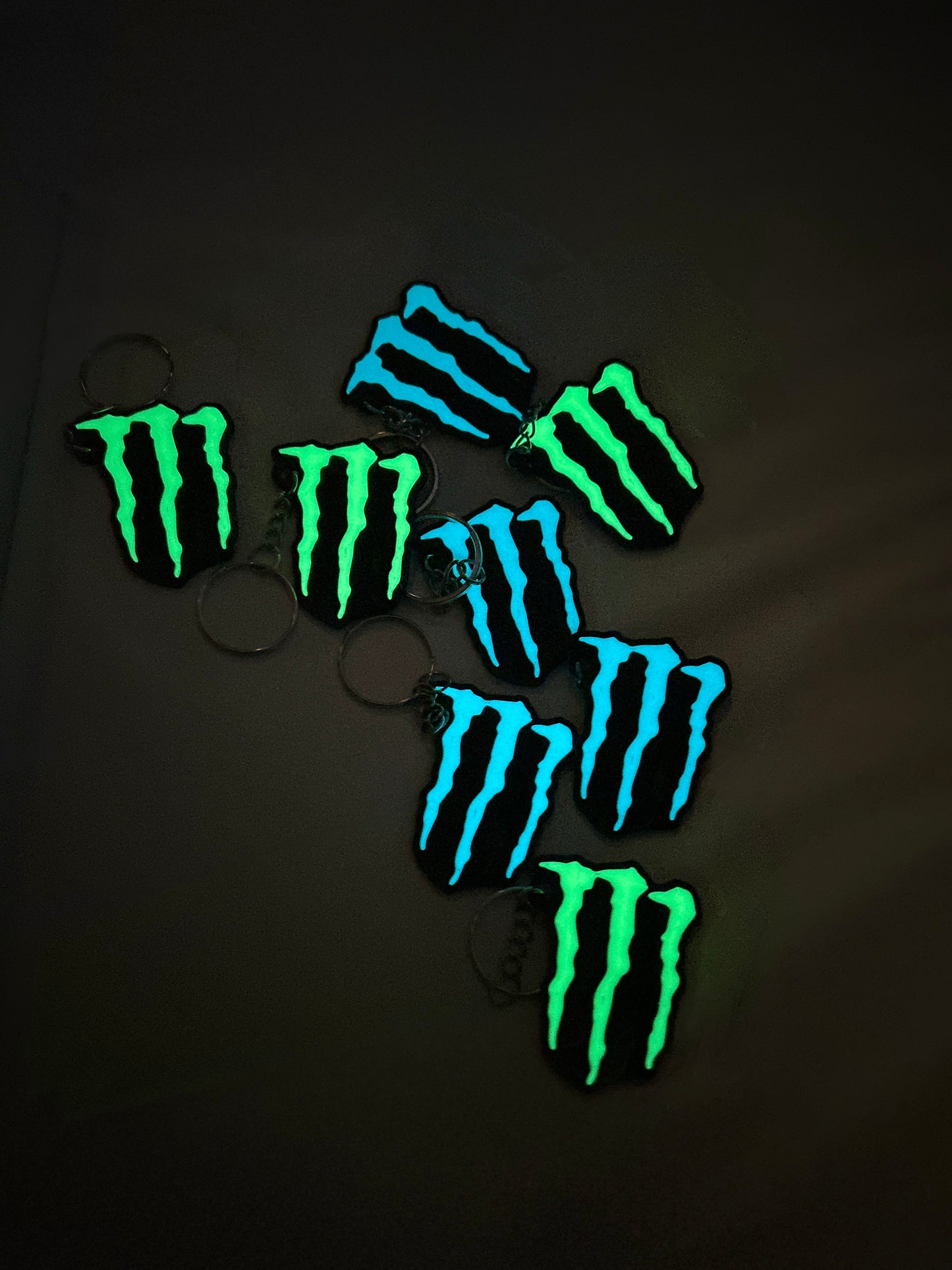 Monster Energy Glow Keyring