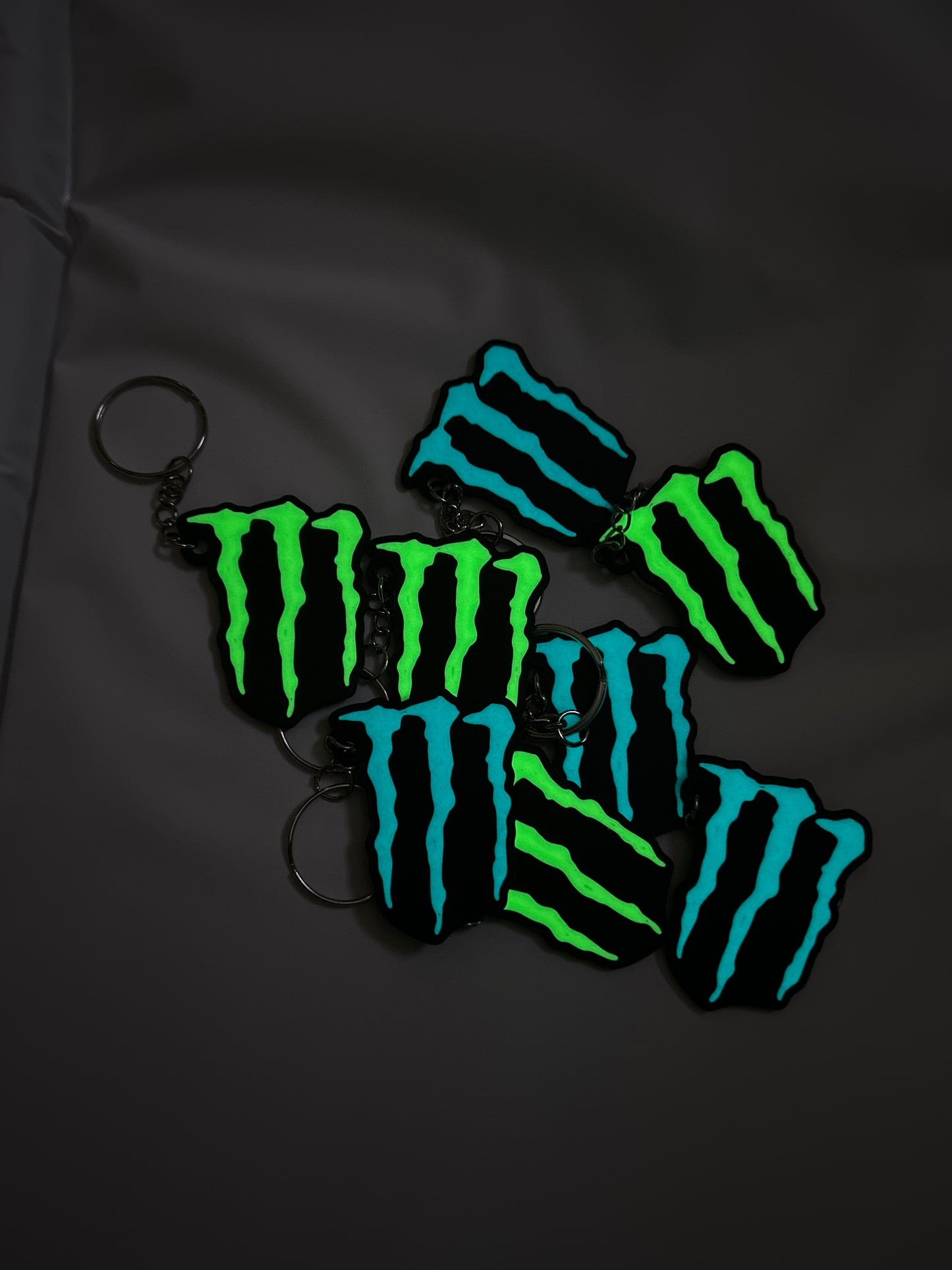 Monster Energy Glow Keyring