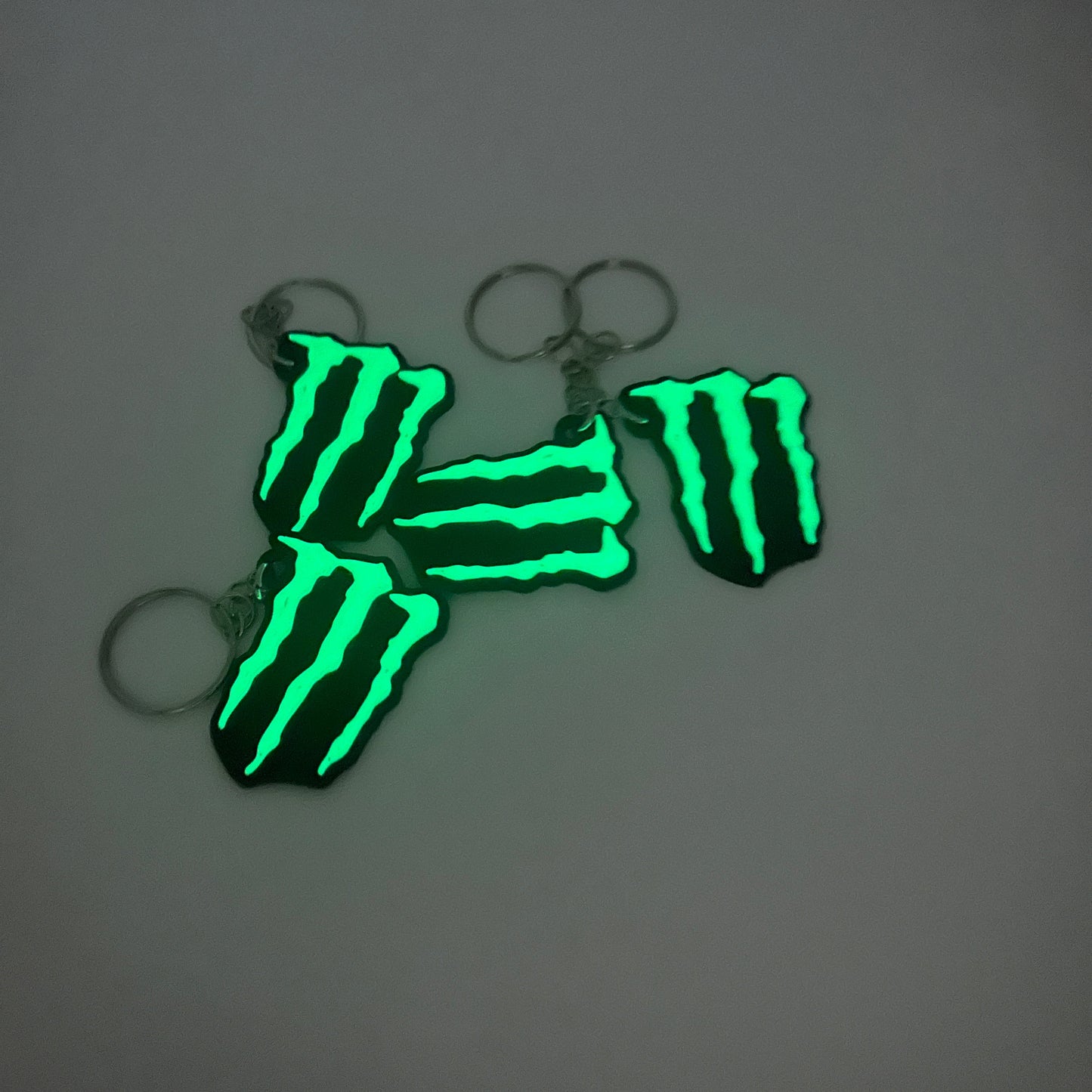 Monster Energy Glow Keyring
