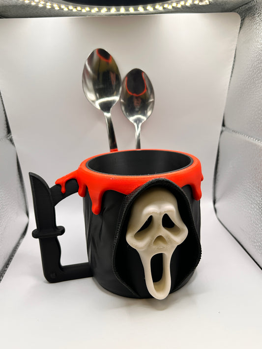 Ghostface ice cream holder